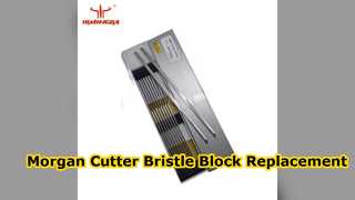 Morgan Cutter Nylon-Borstenblock, 100 x 100 x 42 mm, Ersatz