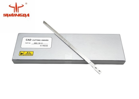 Ausschnitt-Blatt für Bullmer-Schneider, Messer-Größe 220 x 10 x 3mm Höhenflossenstations-Material